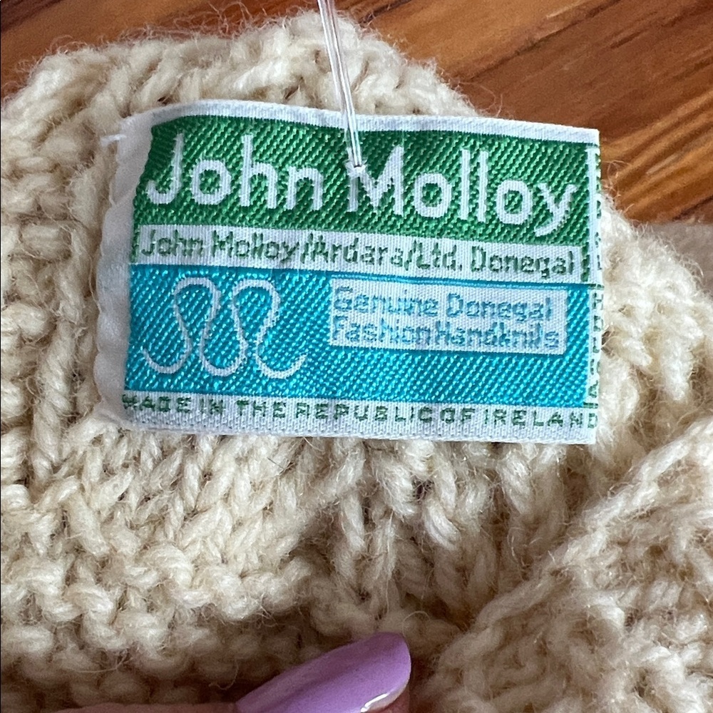 Vintage John Molloy Ireland Pure Virgin Wool Fisherman Newsboy Cap Beret Pom - Picture 5 of 6